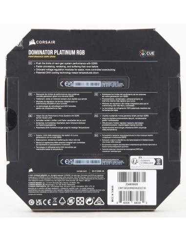 Corsair Dominator Platinum RGB DDR5 6200MHz 32GB 2x16GB CL36