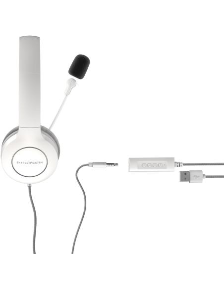 Energy Sistem Office 3 Auriculares con Micrófono Blancos