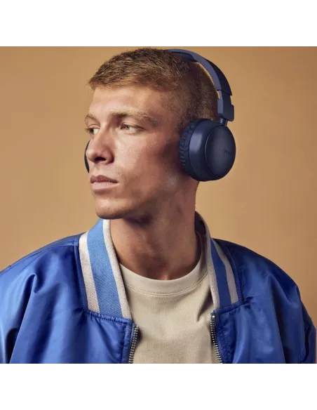 Energy Sistem Radio Color Auriculares Inalámbricos con Radio Fm Azules