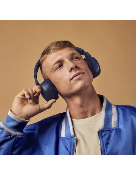 Energy Sistem Radio Color Auriculares Inalámbricos con Radio Fm Azules