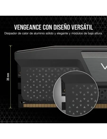 Corsair VENGEANCE DDR5 5200MHz 64GB (2x32GB) CL40 Negra