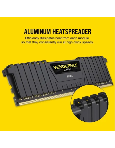 Corsair Vengeance LPX DDR4 2666MHz PC4-21300 16GB CL16 Negra