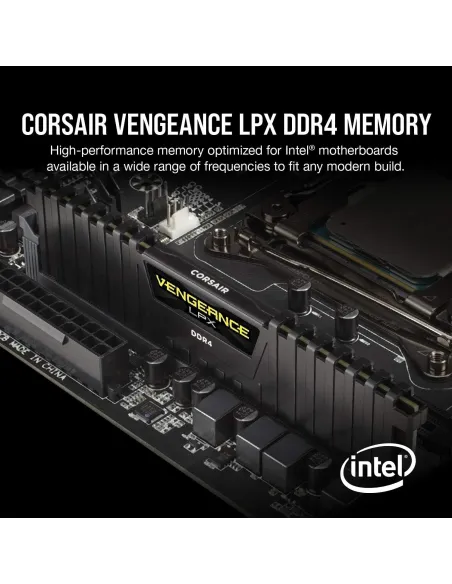 Corsair Vengeance LPX DDR4 3200MHz PC4-25600 16GB (2X8GB) CL16 Negro