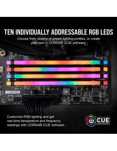 Corsair Vengeance RGB Pro DDR4 3000MHz PC4-24000 16GB (2x8GB) CL15 Gris