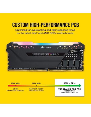Corsair Vengeance RGB Pro DDR4 3200MHz PC4-25600 16GB (2x8GB) CL16 Blancas
