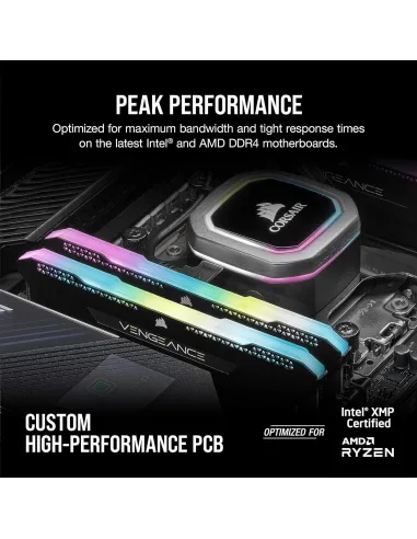 Corsair Vengeance RGB Pro SL DDR4 3600MHz PC4-28800 16GB (2x8GB) CL18 Gris