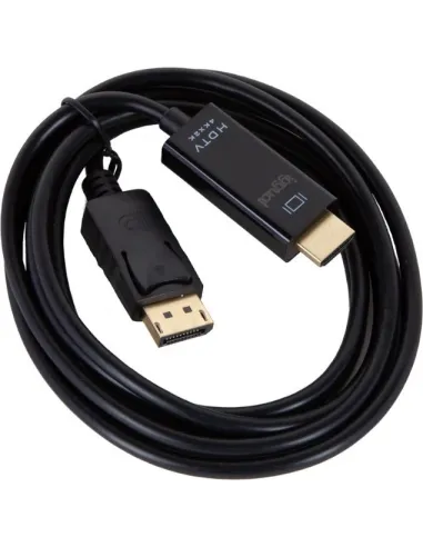Iggual IGG319055 Adaptador de Imagen DisplayPort a HDMI 4K 2m Negro