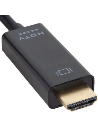 Iggual IGG319055 Adaptador de Imagen DisplayPort a HDMI 4K 2m Negro