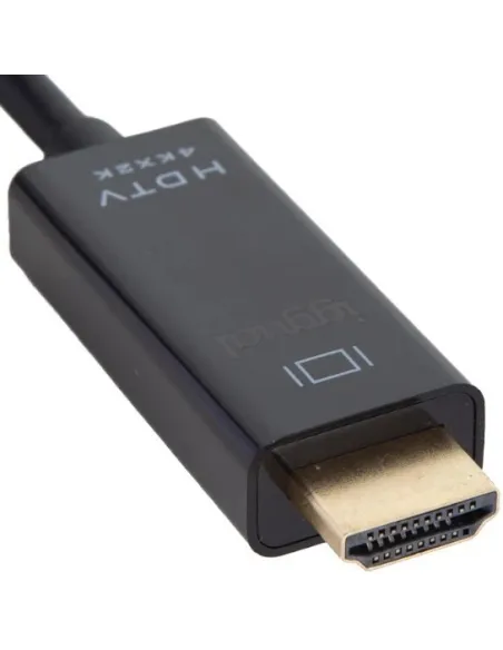 Iggual IGG319055 Adaptador de Imagen DisplayPort a HDMI 4K 2m Negro