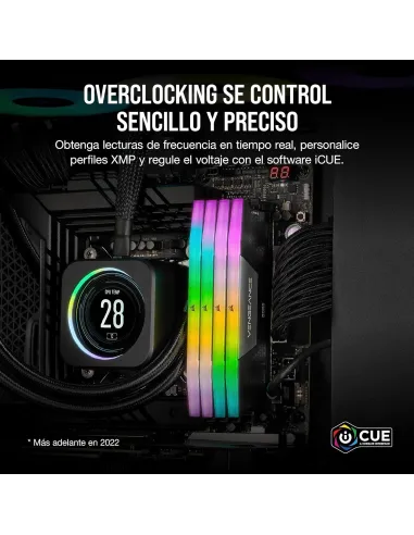 Corsair Vengeance RGB DDR5 6000MHz 32GB (2x16GB) CL30 Negra