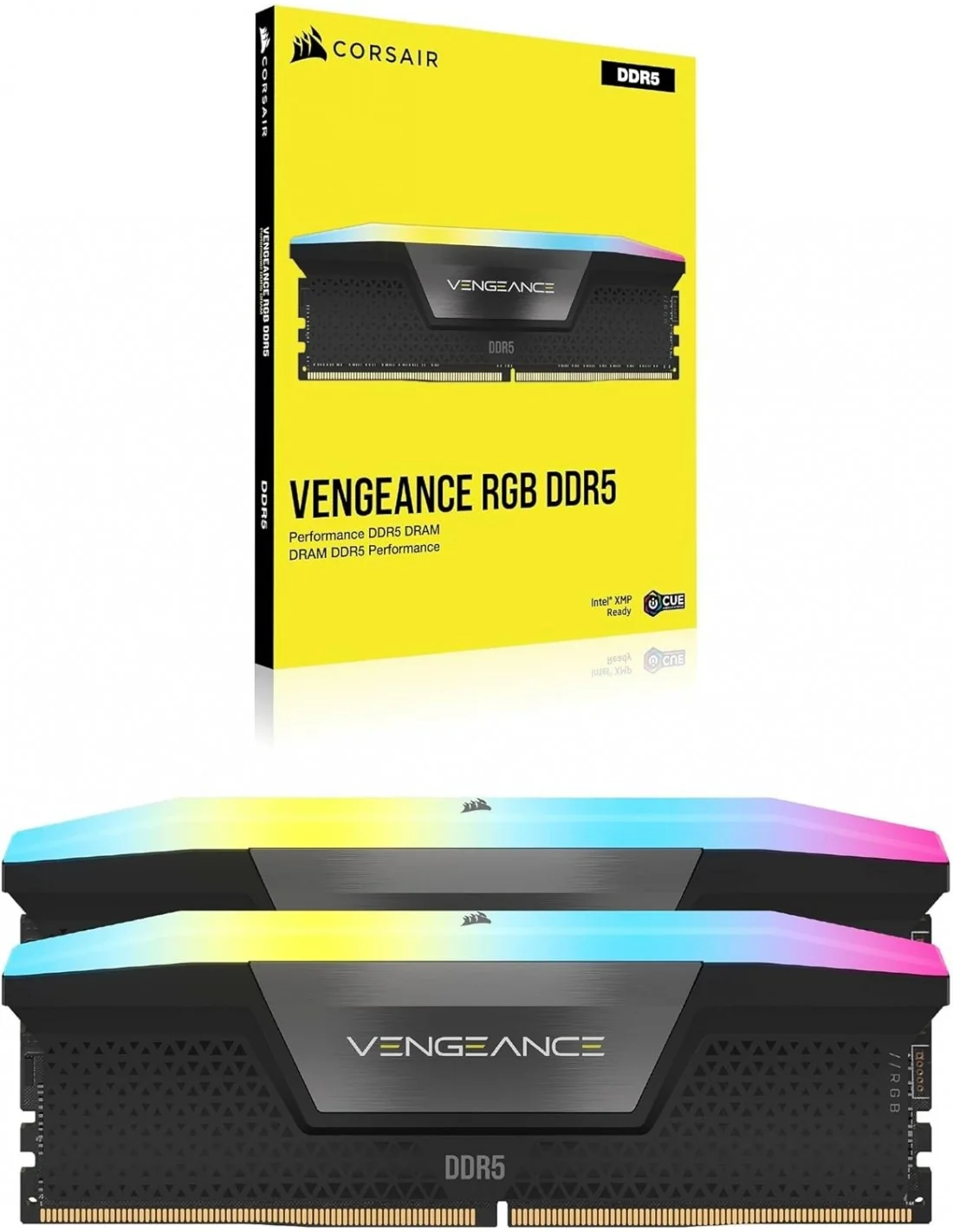 Corsair Vengeance RGB DDR5 6000MHz 32GB (2x16GB) CL30 Negra