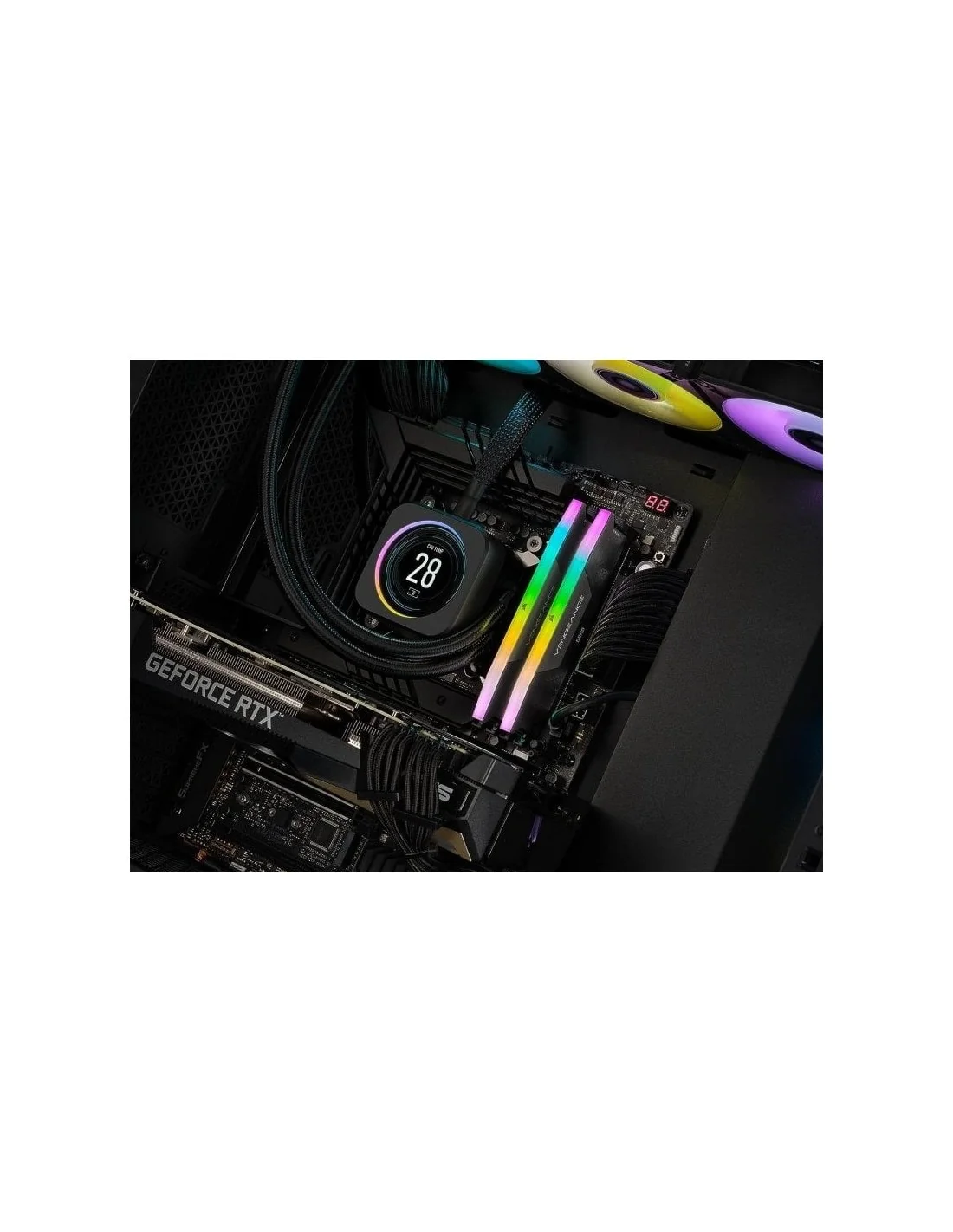 Corsair Vengeance RGB DDR5 6000MHz 32GB (2x16GB) CL30 Negra