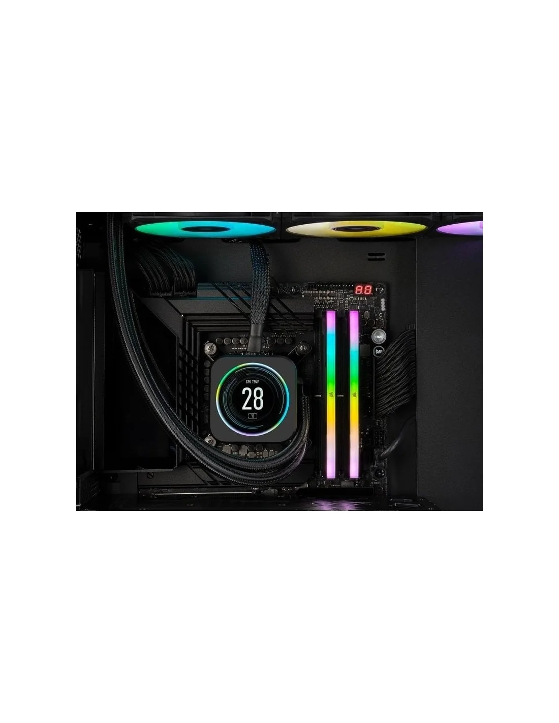 Corsair Vengeance RGB DDR5 6000MHz 32GB (2x16GB) CL30 Negra