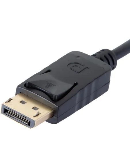 Iggual IGG319062 Adaptador de Imagen DisplayPort a VGA Full HD 20 cm Negro