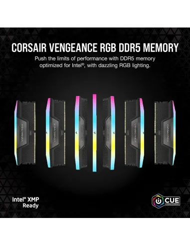 Corsair Vengeance RGB DDR5 6000MHz PC5-48000 32GB (2x16GB) CL36 Negra