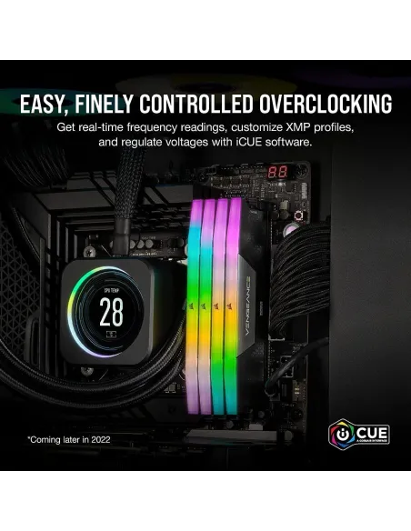 Corsair Vengeance RGB DDR5 6000MHz PC5-48000 32GB (2x16GB) CL36 Negra