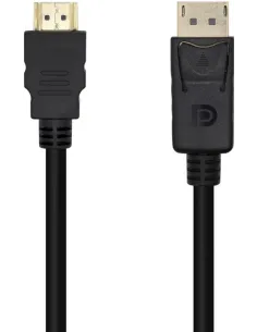 Aisens A125-0459 Conversor de Imagen DisplayPort a HDMI 4K 1m Negro-CABL52818