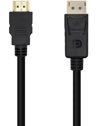 Aisens A125-0459 Conversor de Imagen DisplayPort a HDMI 4K 1m Negro