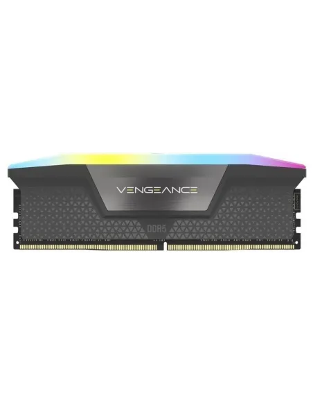 Corsair Vengeance RGB DDR5 6000MHz 32GB (2x16GB) CL30 Memoria Dual AMD EXPO e Intel XMP Gris