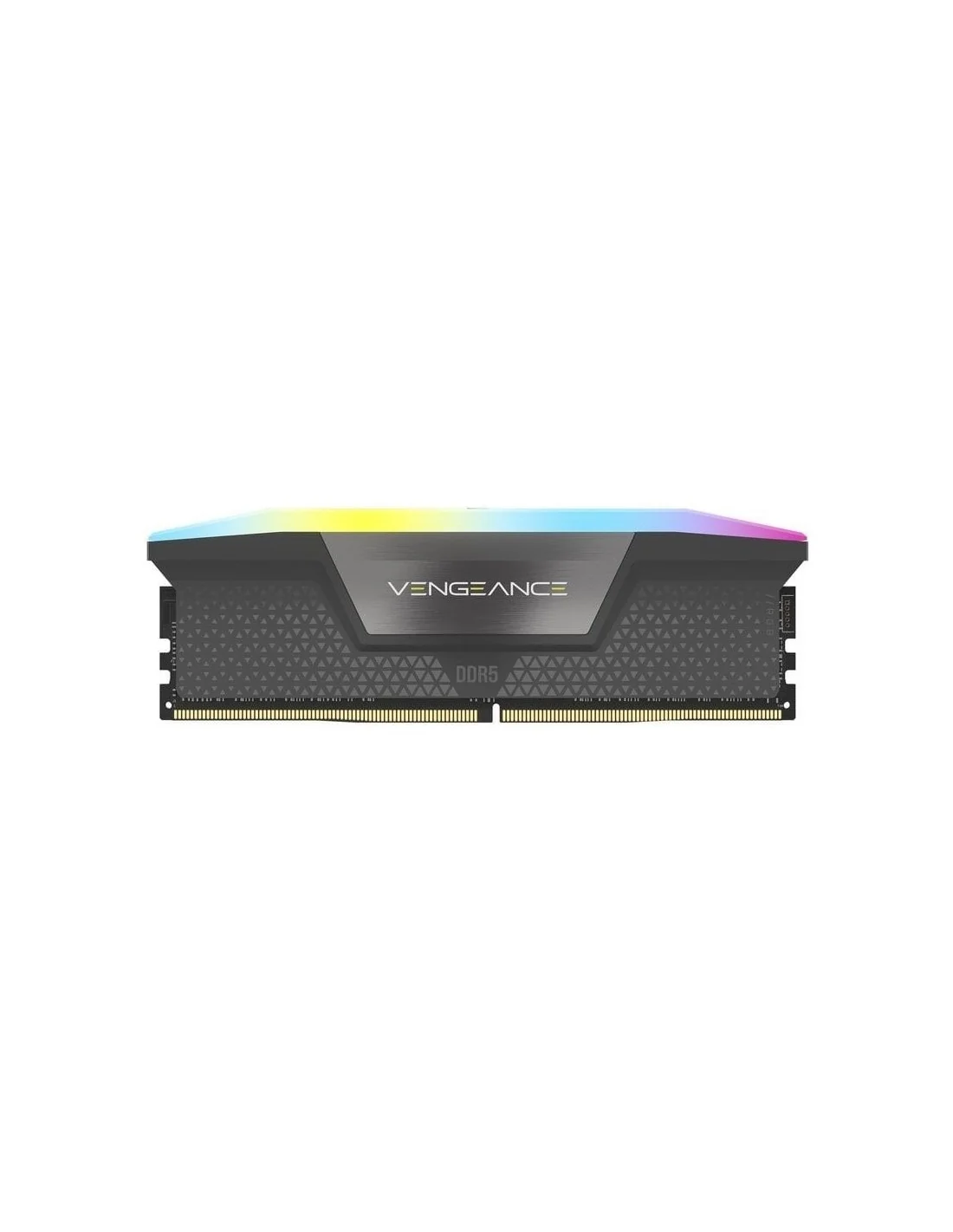 Corsair Vengeance RGB DDR5 6000MHz 32GB (2x16GB) CL30 Memoria Dual AMD EXPO e Intel XMP Gris