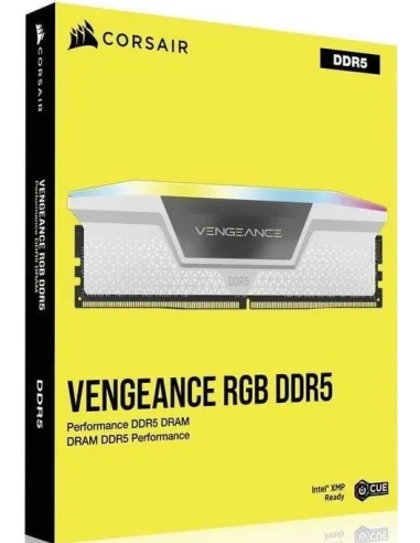 Corsair Vengeance RGB DDR5 6000MHz 32GB (2x16GB) CL36 Blanca