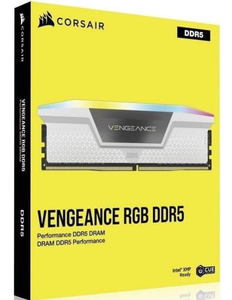 Corsair Vengeance RGB DDR5 6000MHz 32GB (2x16GB) CL36 Blanca