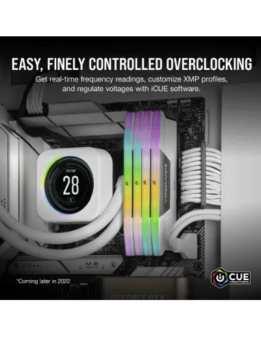 Corsair Vengeance RGB DDR5 6000MHz 32GB (2x16GB) CL36 Blanca