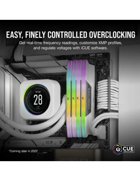 Corsair Vengeance RGB DDR5 6000MHz 32GB (2x16GB) CL36 Blanca