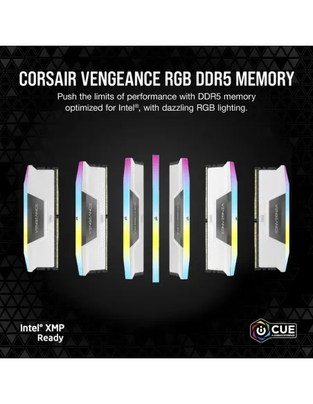 Corsair Vengeance RGB DDR5 6000MHz 32GB (2x16GB) CL36 Blanca