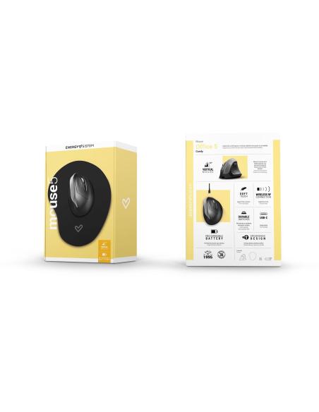 Energy Sistem Office Mouse 5 Comfy Ratón Inalámbrico Vertical 1600 DPI