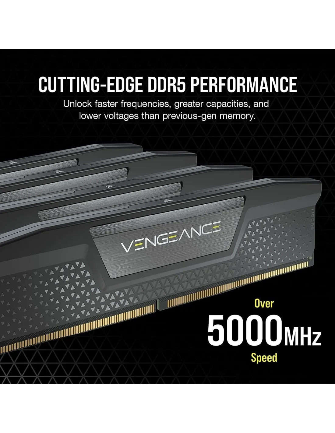 Corsair Vengeance DDR5 6400MHz PC5-51200 32GB (2x16GB) CL32 Negra