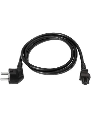 Aisens A132-0172 Cable de Alimentación CEE7 a C5 Macho/Hembra 1.5m Negro