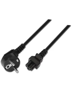 Aisens A132-0172 Cable de Alimentación CEE7 a C5 Macho/Hembra 1.5m Negro-CABL50381