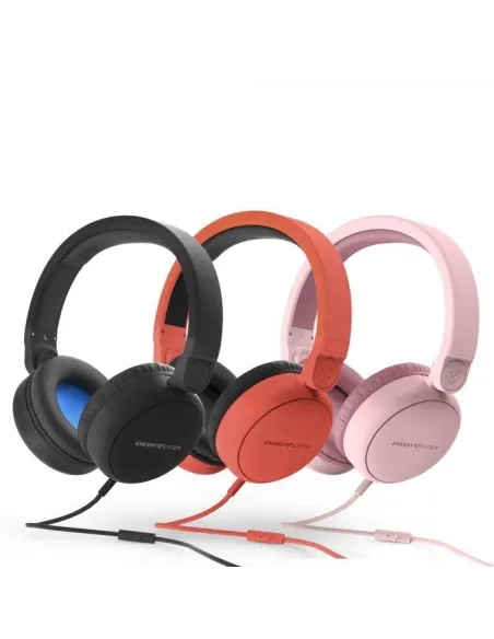 Energy Sistem Style 1 Talk Auriculares con Micrófono Rojo