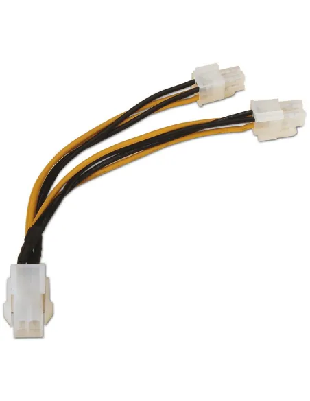 Aisens A131-0166 Cable Molex 4+4-Pins a 4-Pins 15cm Negro