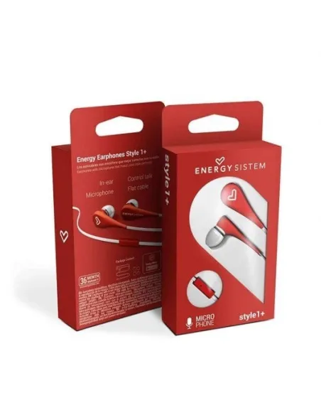 Energy Sistem Style 1+ Auriculares Rojos