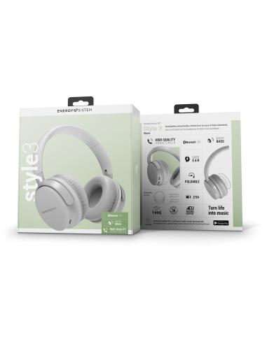 Energy Sistem Style 3 Stone Auriculares Bluetooth Grises