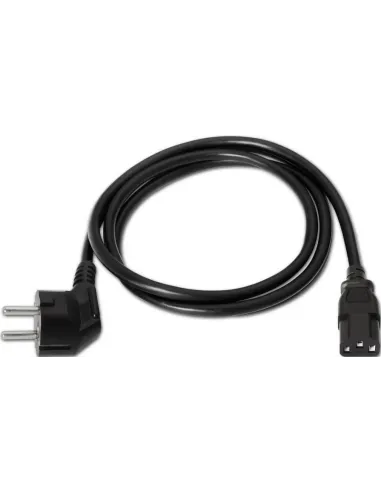 Aisens A132-0168 Cable de Alimentación CEE7/7 a C13 Acoplador 3m Negro