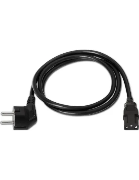 Aisens A132-0168 Cable de Alimentación CEE7/7 a C13 Acoplador 3m Negro