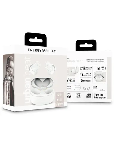 Energy Sistem Urban Beat Auriculares Bluetooth Blancos