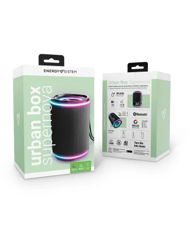Energy Sistem Urban Box Black Supernova Altavoz Bluetooth 16W Negro