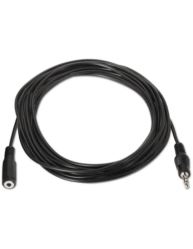 Aisens A128-0145 Cable Jack 3.5 mm a Jack 3.5 mm M/H 1.5 m Negro
