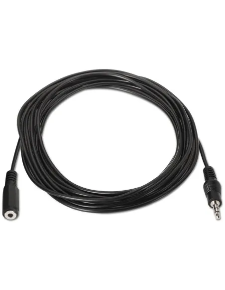 Aisens A128-0145 Cable Jack 3.5 mm a Jack 3.5 mm M/H 1.5 m Negro