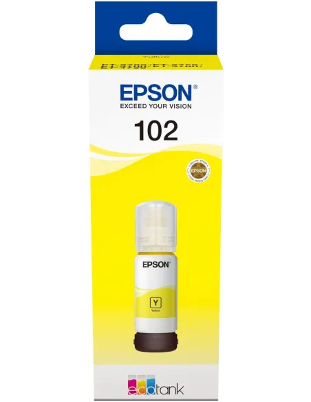 Epson 102 Botella Tinta Ecotank Amarillo 70ml