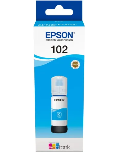 Epson 102 Botella Tinta Ecotank Cian 70ml
