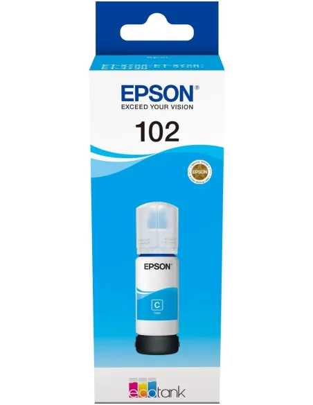 Epson 102 Botella Tinta Ecotank Cian 70ml