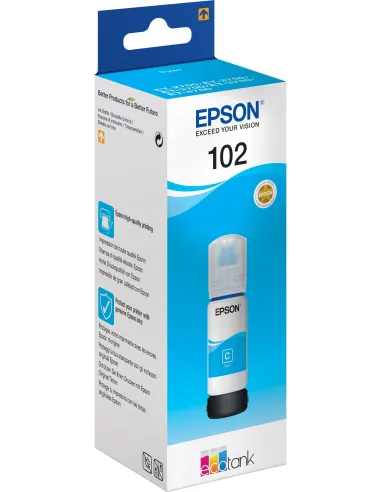 Epson 102 Botella Tinta Ecotank Cian 70ml