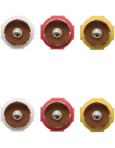 Nanocable 10.24.0802 Cable Jack RCA a RCA 1.8 m Negro