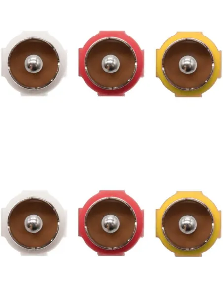 Nanocable 10.24.0802 Cable Jack RCA a RCA 1.8 m Negro