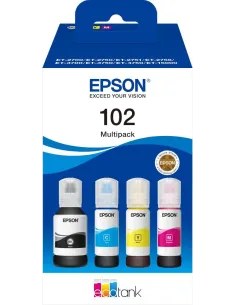 Epson 102 EcoTank Multipack Negro/Cian/Amarillo/Magenta-CCICTO0834